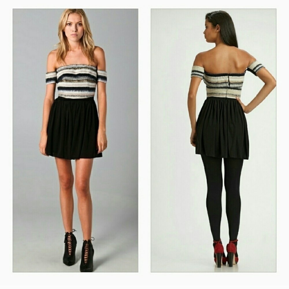 Vena Cava Off The Shoulder Mini Dress